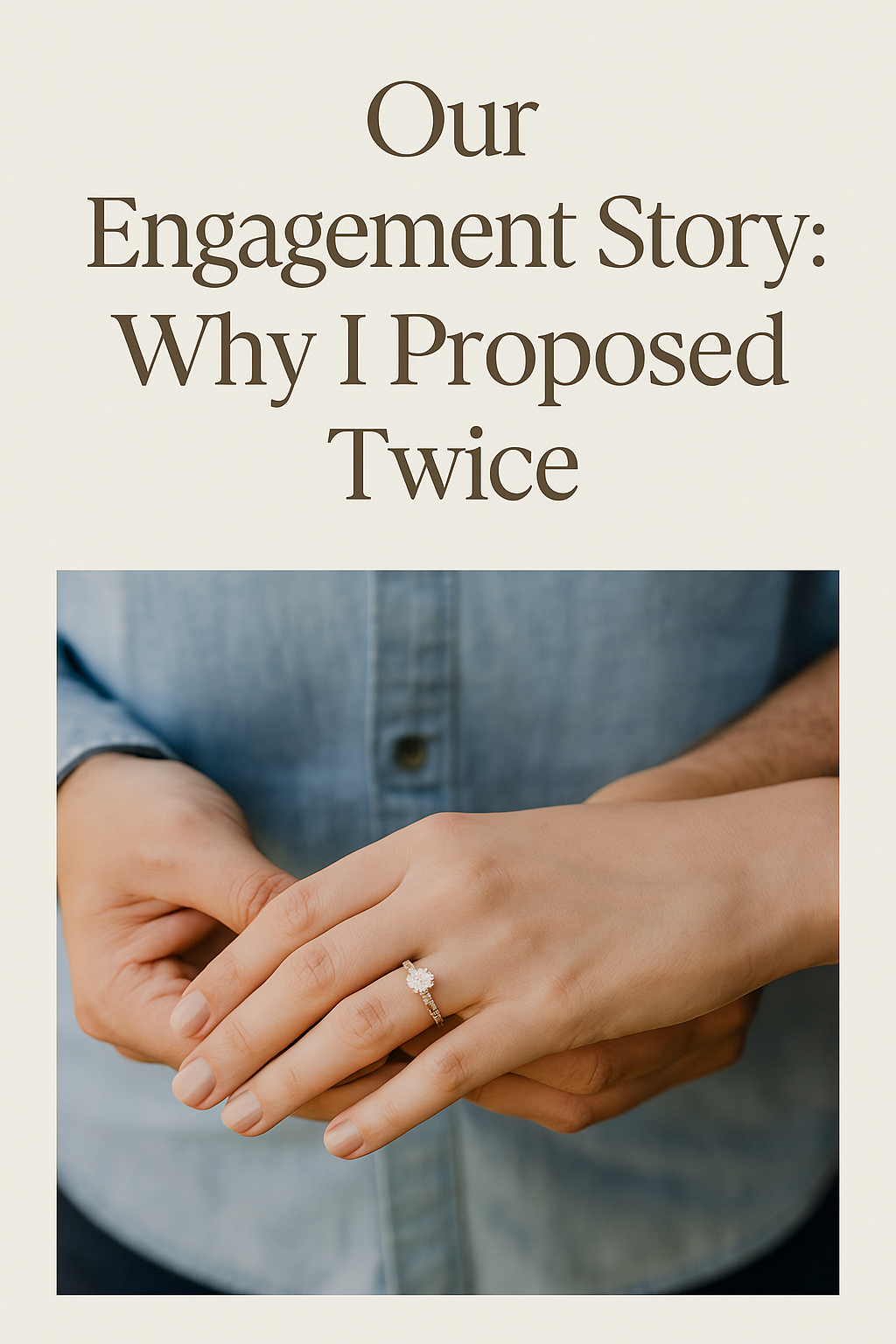 ✨ Our Engagement Story: Why I Proposed Twice