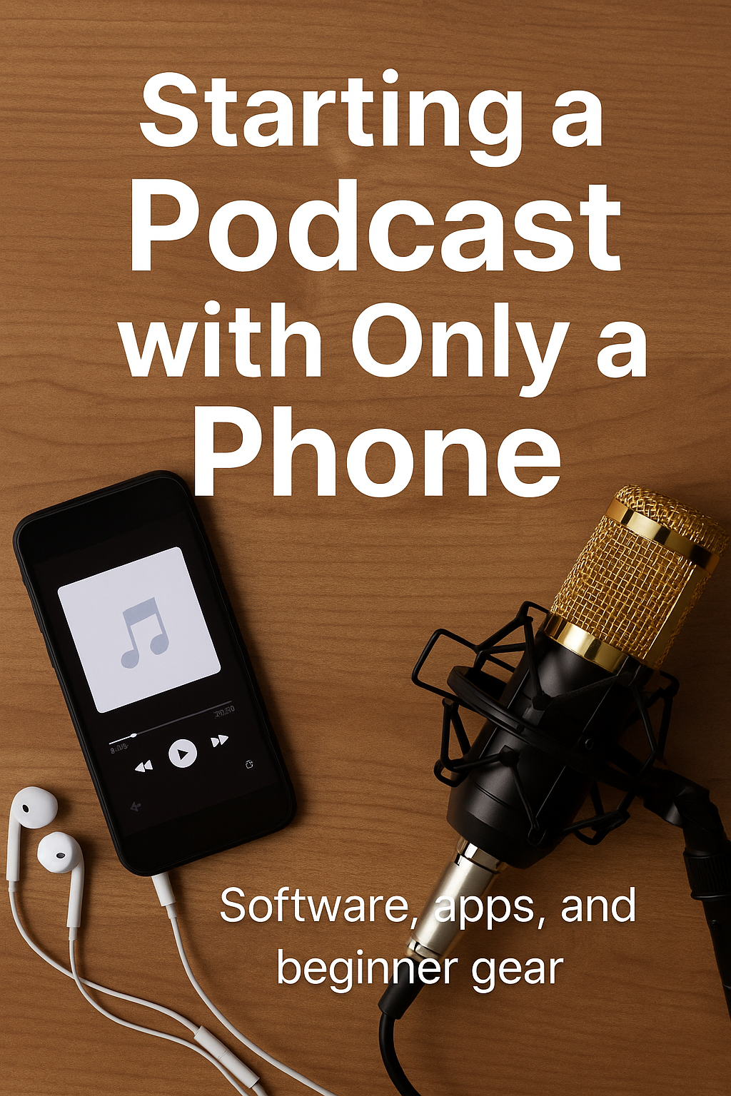How I Started a Podcast Using Only My Phone