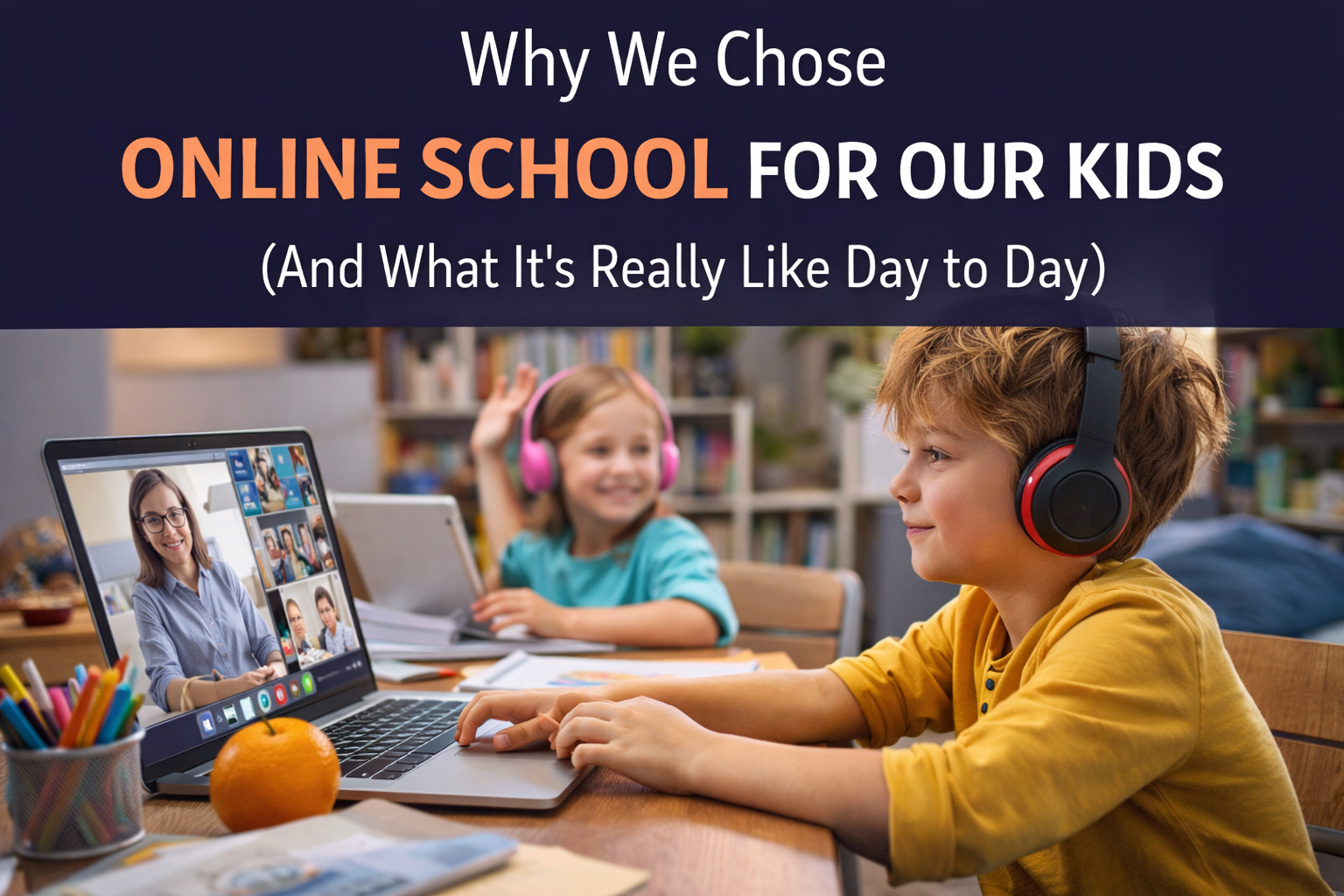 Why We Chose Online School for Our Kids (And What It’s Really Like Day to Day)